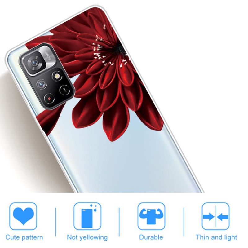 Cover Hoesje Xiaomi Redmi Note 11 / Poco M4 Pro 5g Telefoonhoesje Wilde Bloemen Wilde Bloemen