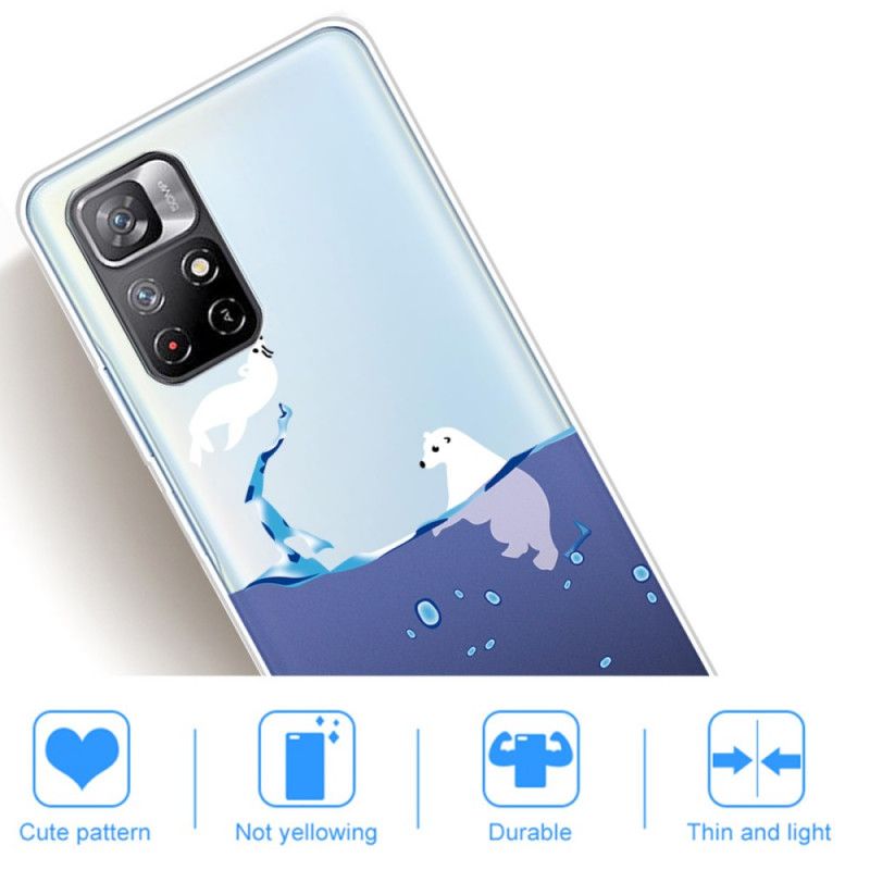 Cover Hoesje Xiaomi Redmi Note 11 / Poco M4 Pro 5g Telefoonhoesje Zeespelen