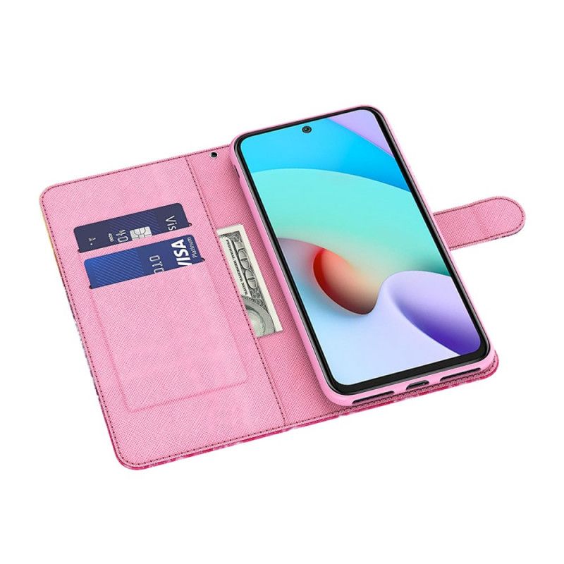 Flip Case Leren Xiaomi Redmi Note 11 / Poco M4 Pro 5g Blauwe Vlinders