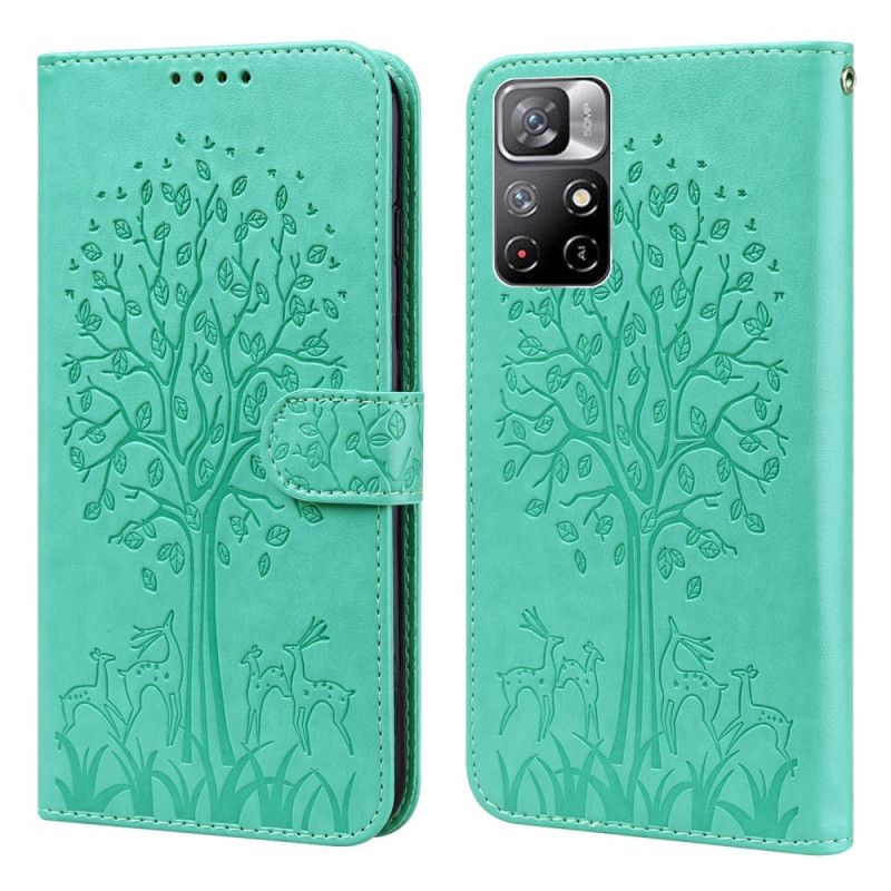 Flip Case Leren Xiaomi Redmi Note 11 / Poco M4 Pro 5g Boom En Hert