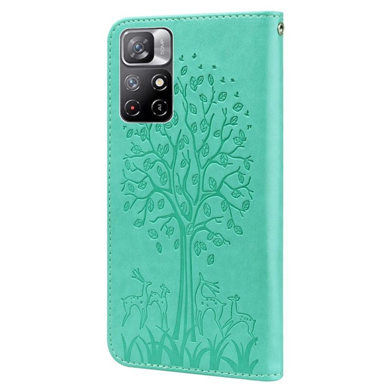 Flip Case Leren Xiaomi Redmi Note 11 / Poco M4 Pro 5g Boom En Hert