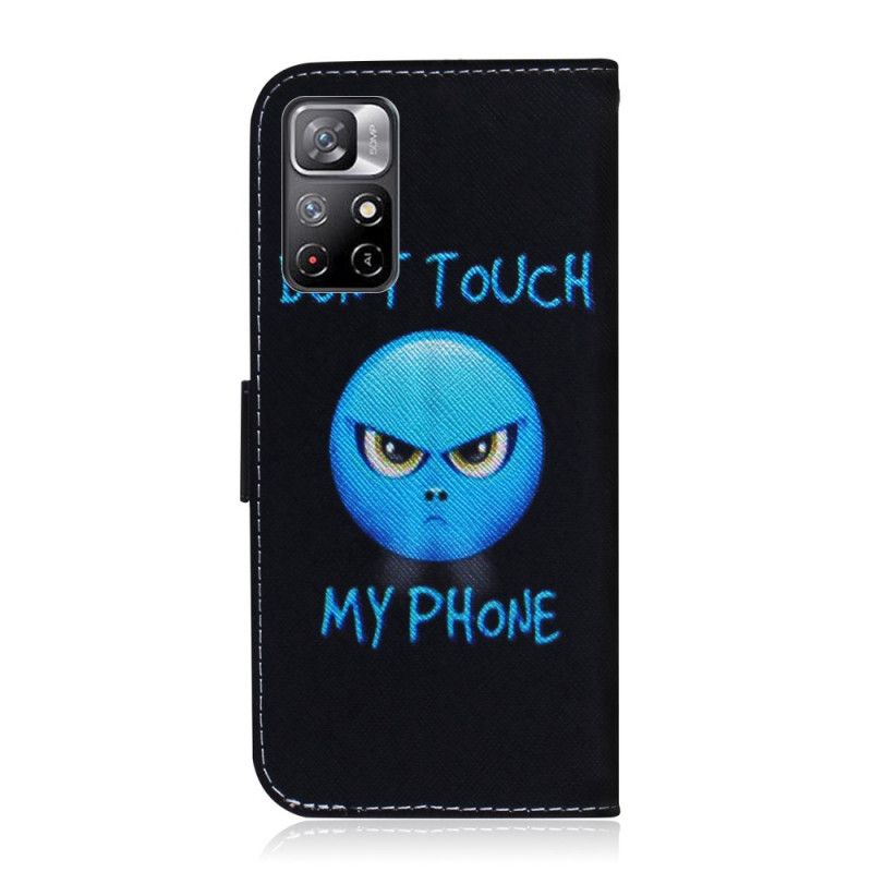 Flip Case Leren Xiaomi Redmi Note 11 / Poco M4 Pro 5g Dromende Leeuw