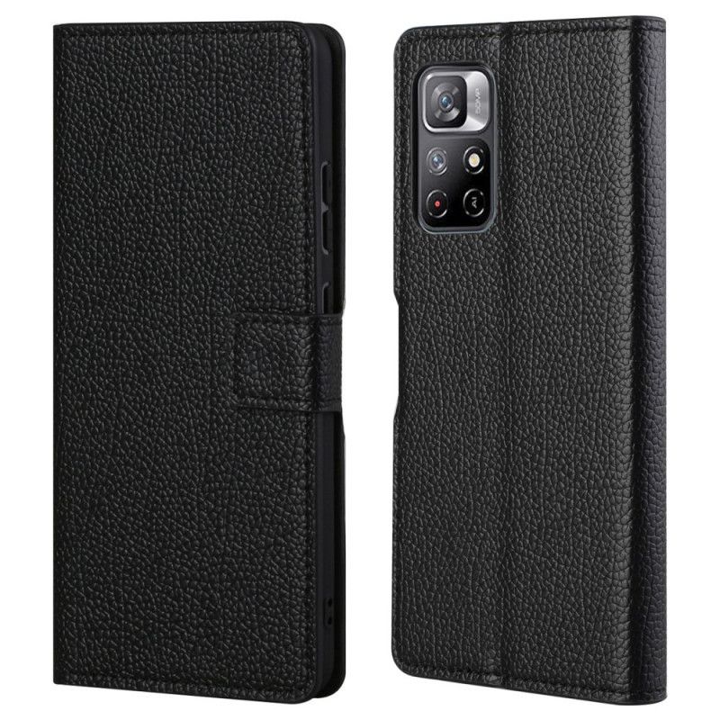 Flip Case Leren Xiaomi Redmi Note 11 / Poco M4 Pro 5g Litchi-leereffect