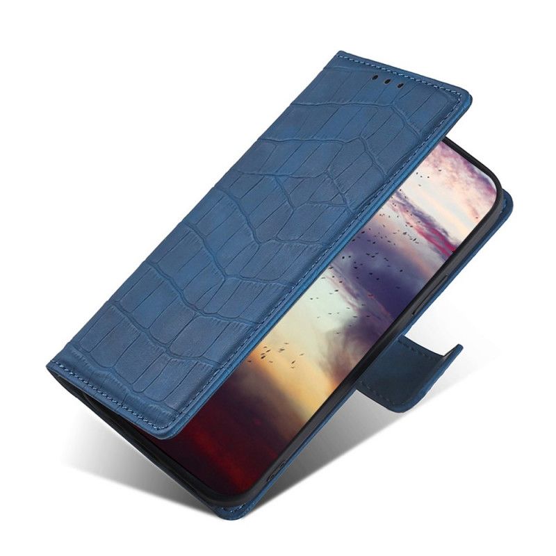 Flip Case Leren Xiaomi Redmi Note 11 / Poco M4 Pro 5g Skin-touch Krokodil