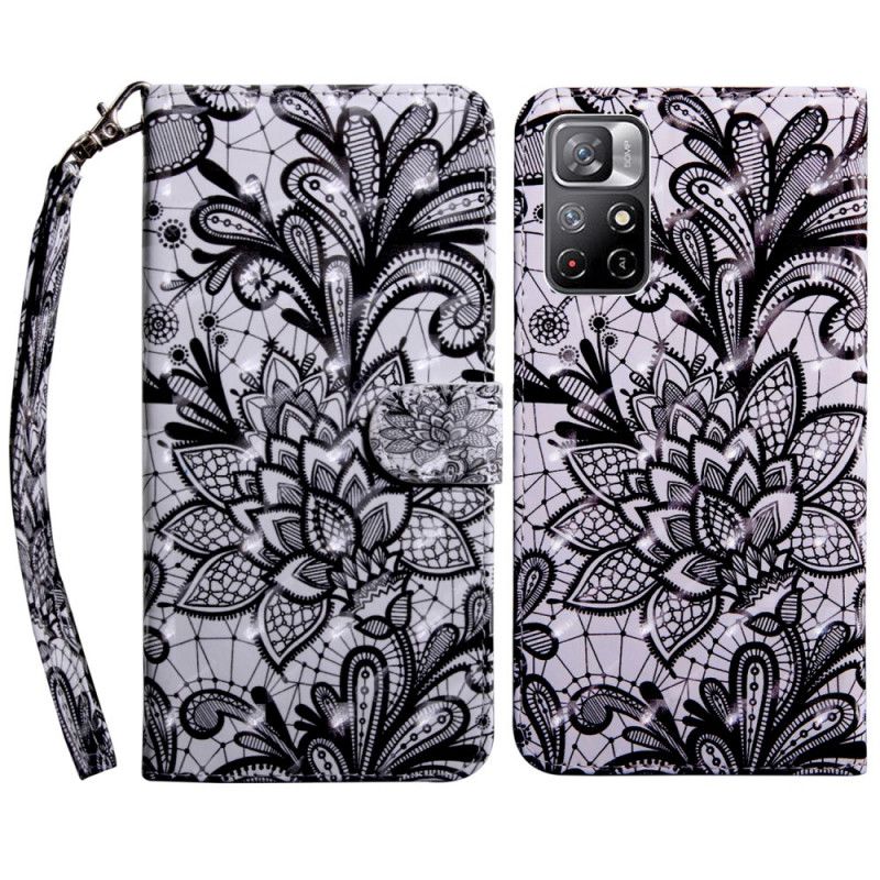 Flip Case Leren Xiaomi Redmi Note 11 / Poco M4 Pro 5g Volledig Kant