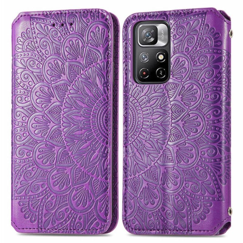 Folio-hoesje Voor Xiaomi Redmi Note 11 / Poco M4 Pro 5g Mandala