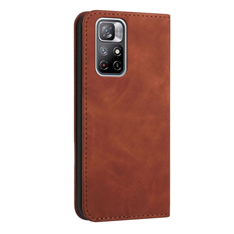 Folio-hoesje Voor Xiaomi Redmi Note 11 / Poco M4 Pro 5g Style Leder S-design