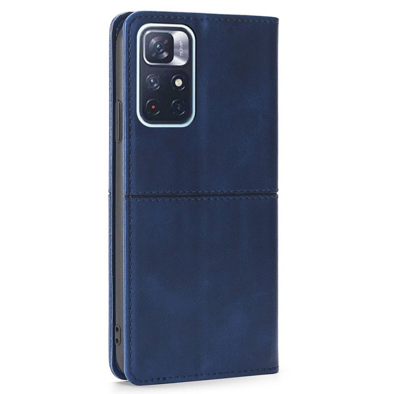 Folio-hoesje Xiaomi Redmi Note 11 / Poco M4 Pro 5g Stijl Lederen Couture