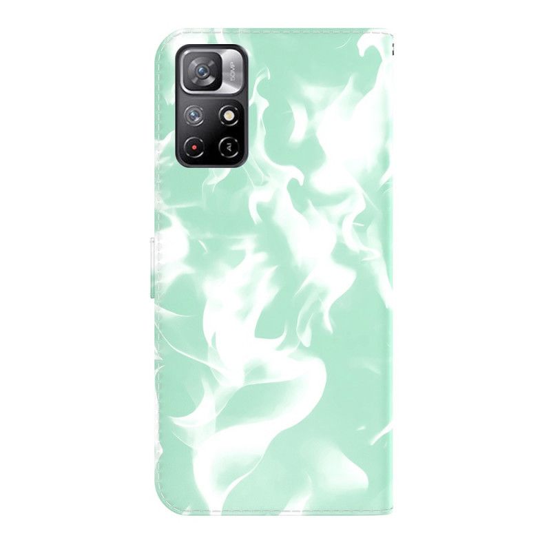 Folio-hoesje Xiaomi Redmi Note 11 / Poco M4 Pro 5g Telefoonhoesje Abstract Patroon