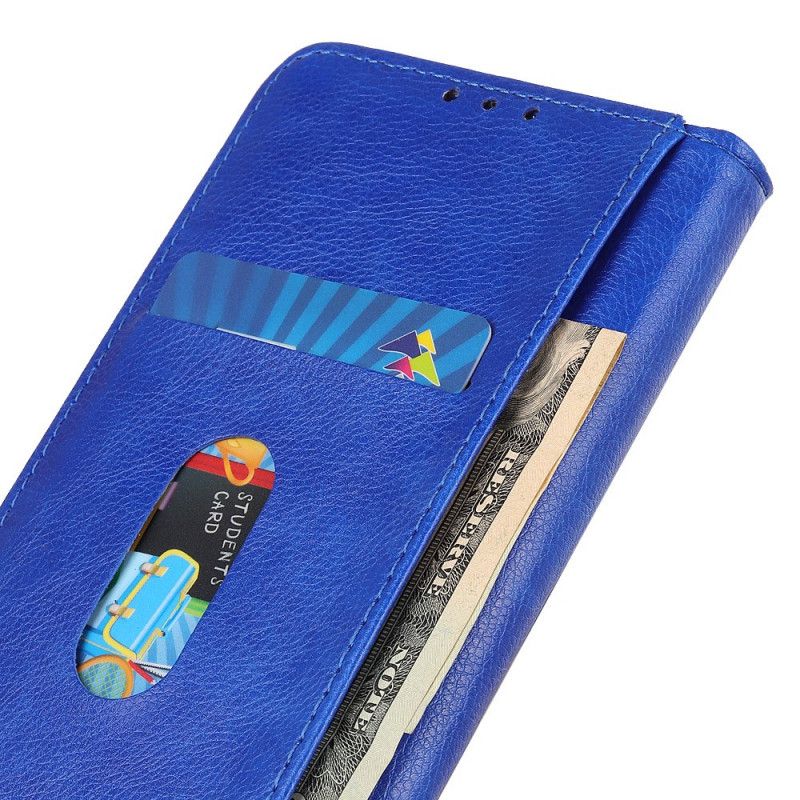 Folio-hoesje Xiaomi Redmi Note 11 / Poco M4 Pro 5g Telefoonhoesje Elegantie Split Litchi Leer