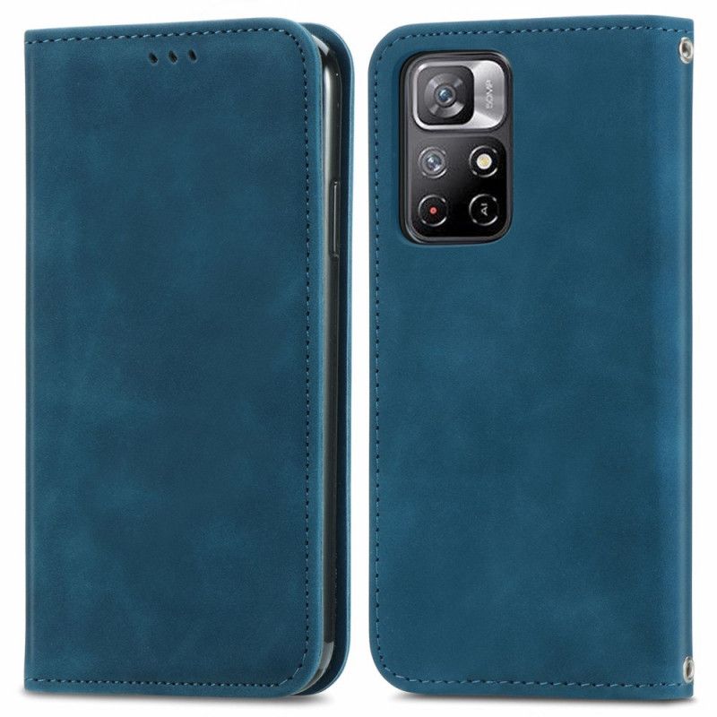 Folio-hoesje Xiaomi Redmi Note 11 / Poco M4 Pro 5g Telefoonhoesje Skin-touch Klassiek