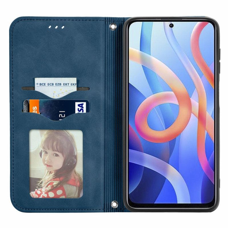 Folio-hoesje Xiaomi Redmi Note 11 / Poco M4 Pro 5g Telefoonhoesje Skin-touch Klassiek