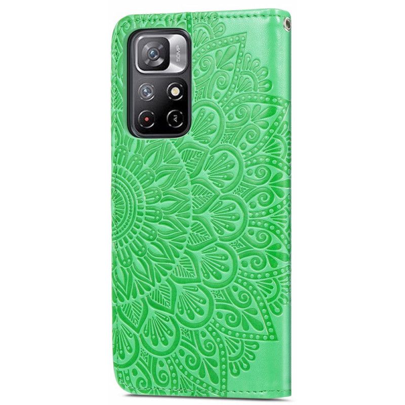 Folio-hoesje Xiaomi Redmi Note 11 / Poco M4 Pro 5g Telefoonhoesje Stammenbladeren