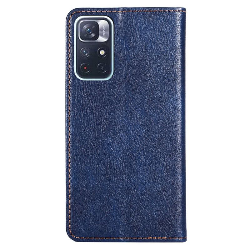 Folio-hoesje Xiaomi Redmi Note 11 / Poco M4 Pro 5g Telefoonhoesje Vintage Lederen Stijl