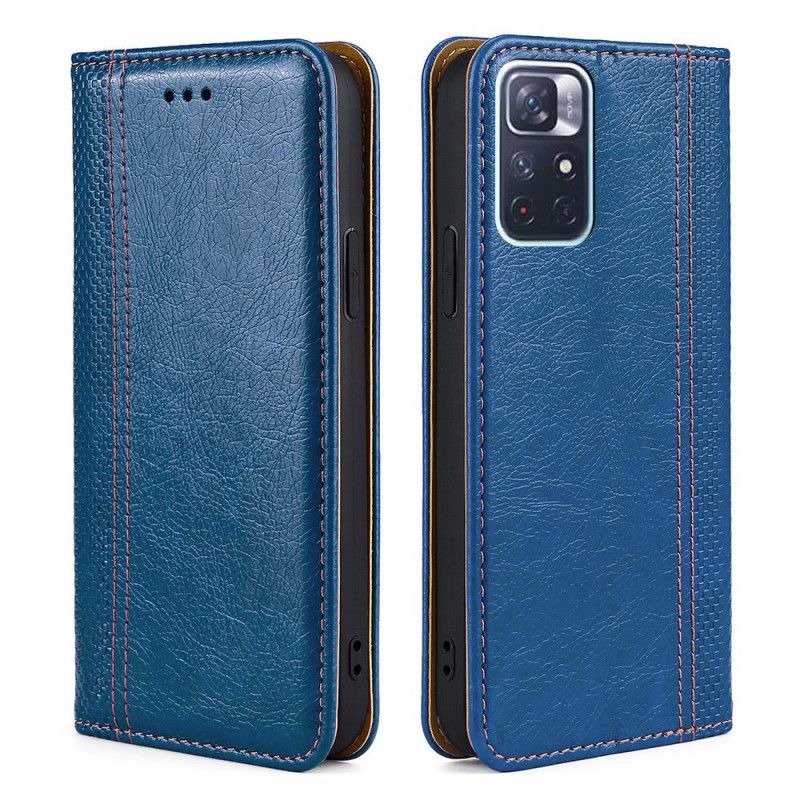 Folio-hoesje Xiaomi Redmi Note 11 / Poco M4 Pro 5g Telefoonhoesje Vintage Lederen Stijl