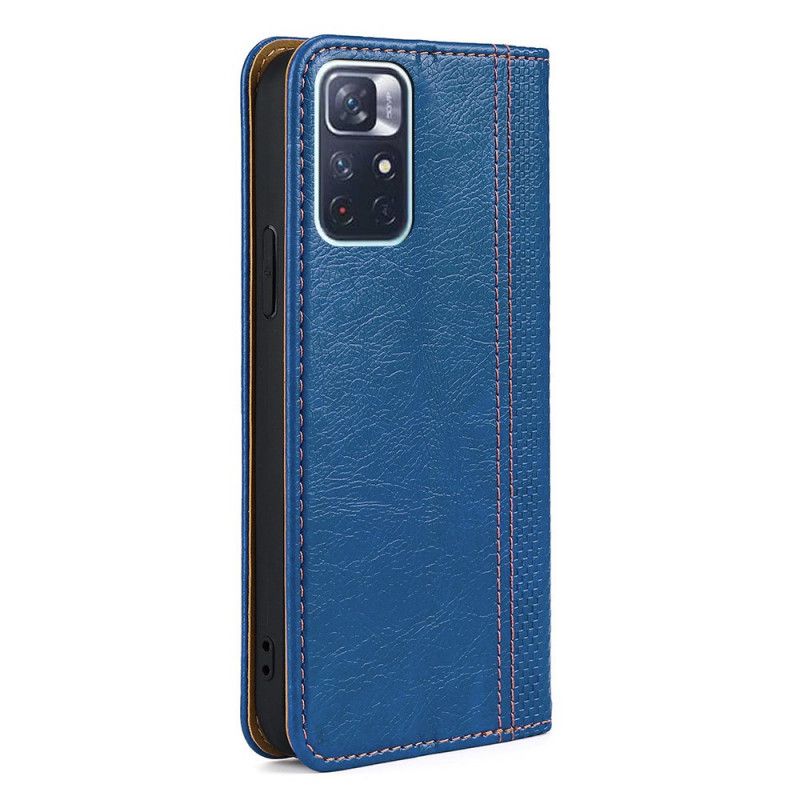 Folio-hoesje Xiaomi Redmi Note 11 / Poco M4 Pro 5g Telefoonhoesje Vintage Lederen Stijl