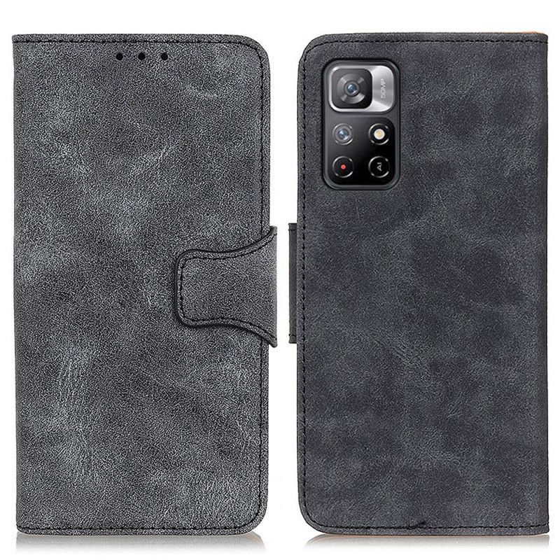 Folio-hoesje Xiaomi Redmi Note 11 / Poco M4 Pro 5g Vintage Splitleer