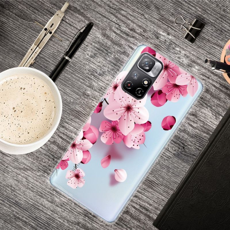 Hoesje Voor Xiaomi Redmi Note 11 / Poco M4 Pro 5g Bloemen