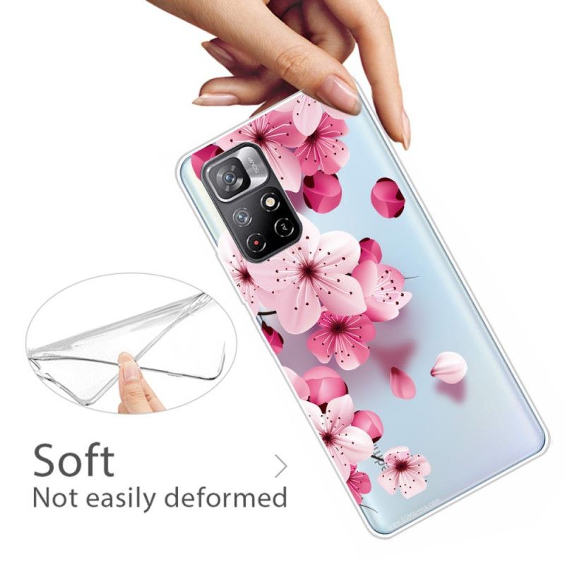 Hoesje Voor Xiaomi Redmi Note 11 / Poco M4 Pro 5g Bloemen