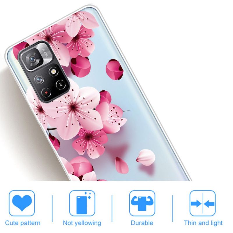 Hoesje Voor Xiaomi Redmi Note 11 / Poco M4 Pro 5g Bloemen