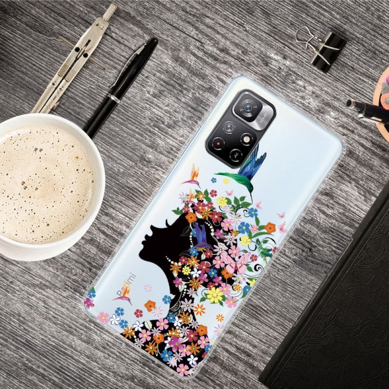 Hoesje Voor Xiaomi Redmi Note 11 / Poco M4 Pro 5g Bloemen Haar