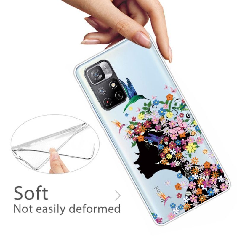 Hoesje Voor Xiaomi Redmi Note 11 / Poco M4 Pro 5g Bloemen Haar