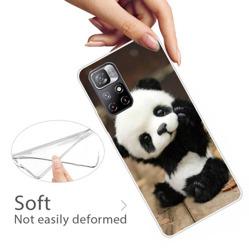 Hoesje Voor Xiaomi Redmi Note 11 / Poco M4 Pro 5g Flexibele Panda