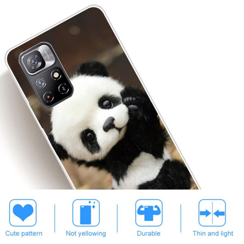 Hoesje Voor Xiaomi Redmi Note 11 / Poco M4 Pro 5g Flexibele Panda