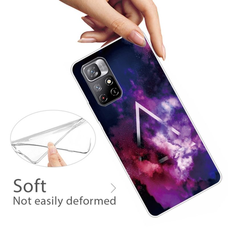 Hoesje Xiaomi Redmi Note 11 / Poco M4 Pro 5g Flexibele Geometrie