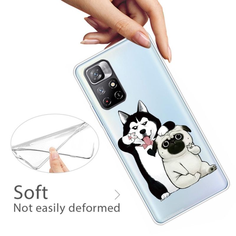 Hoesje Xiaomi Redmi Note 11 / Poco M4 Pro 5g Grappige Honden