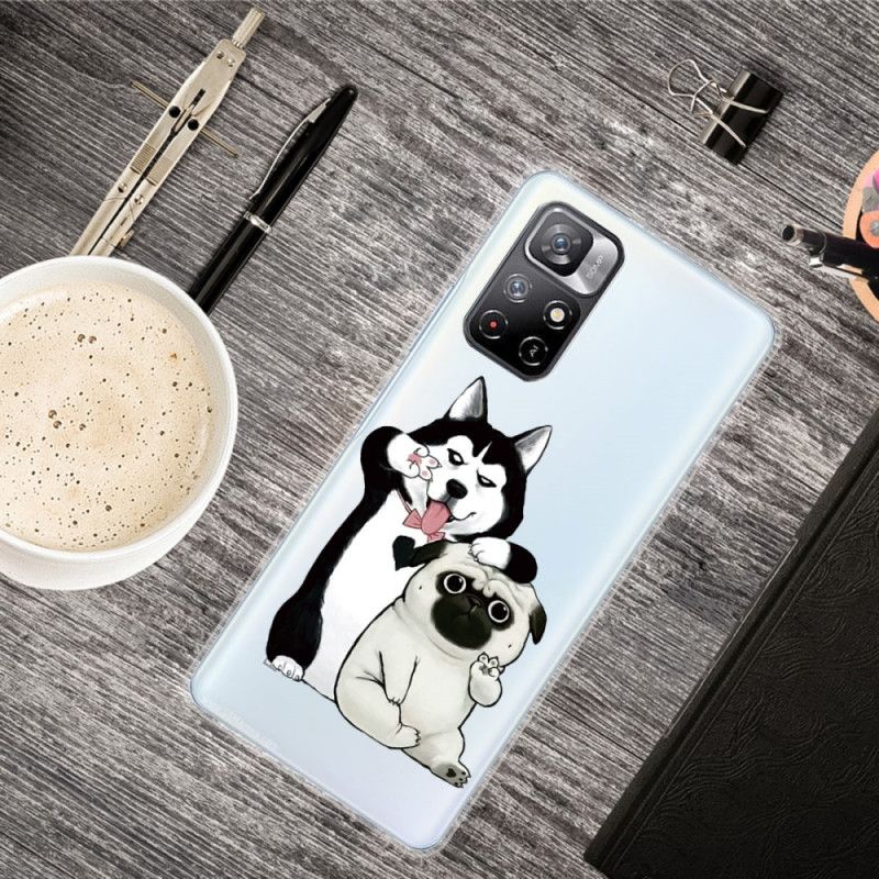 Hoesje Xiaomi Redmi Note 11 / Poco M4 Pro 5g Grappige Honden