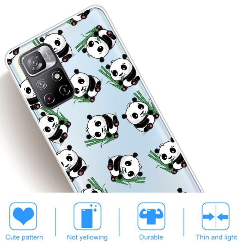 Hoesje Xiaomi Redmi Note 11 / Poco M4 Pro 5g Kleine Panda's