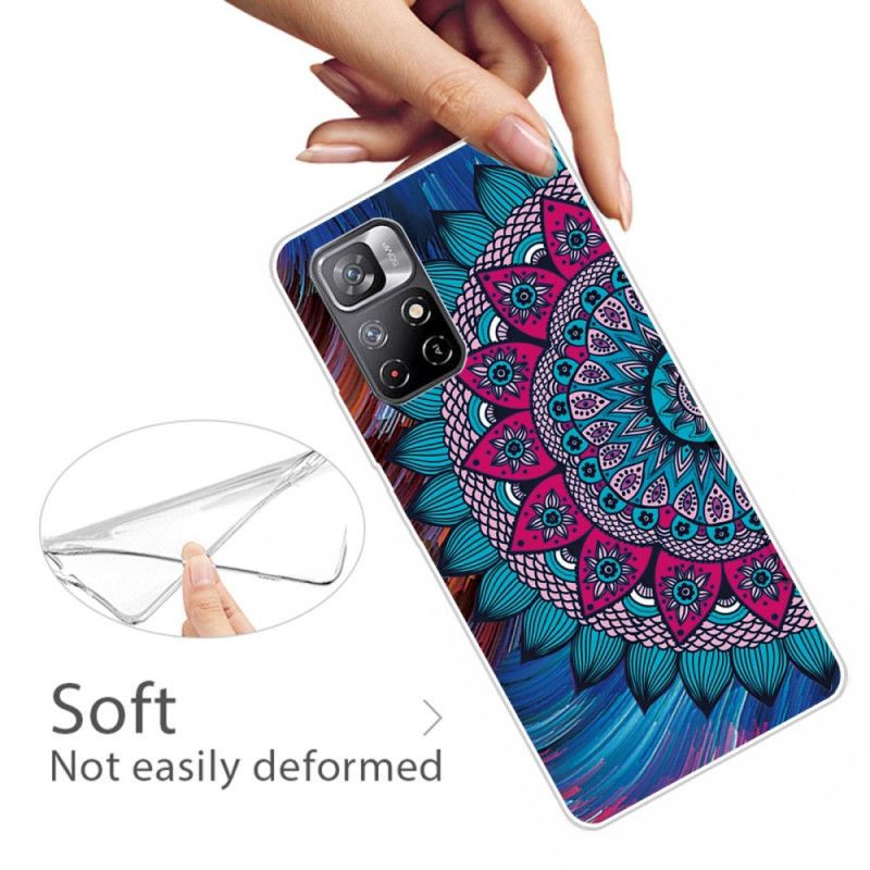 Hoesje Xiaomi Redmi Note 11 / Poco M4 Pro 5g Kleurrijke Mandala Bescherming Hoesje