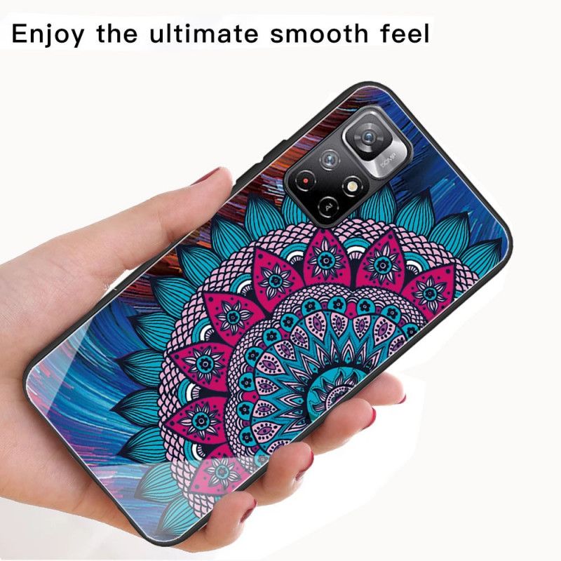 Hoesje Xiaomi Redmi Note 11 / Poco M4 Pro 5g Mandala Van Gehard Glas