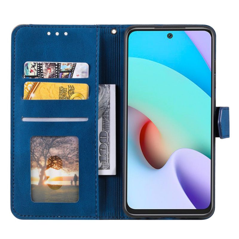 Leren Hoesje Xiaomi Redmi Note 11 / Poco M4 Pro 5g Skin-touch Naden Bescherming Hoesje