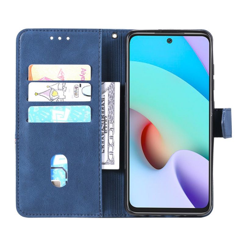 Leren Hoesje Xiaomi Redmi Note 11 / Poco M4 Pro 5g Splitleer Skin-touch Bescherming Hoesje