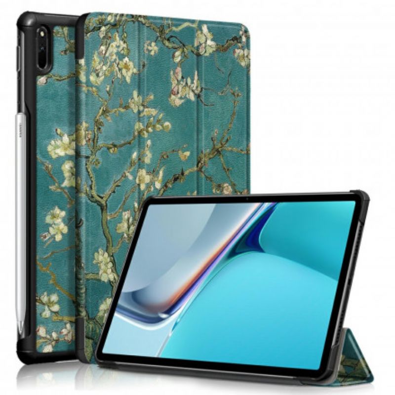 Smart Case Huawei Matepad 11 (2021) Versterkte Bloeiende Takken