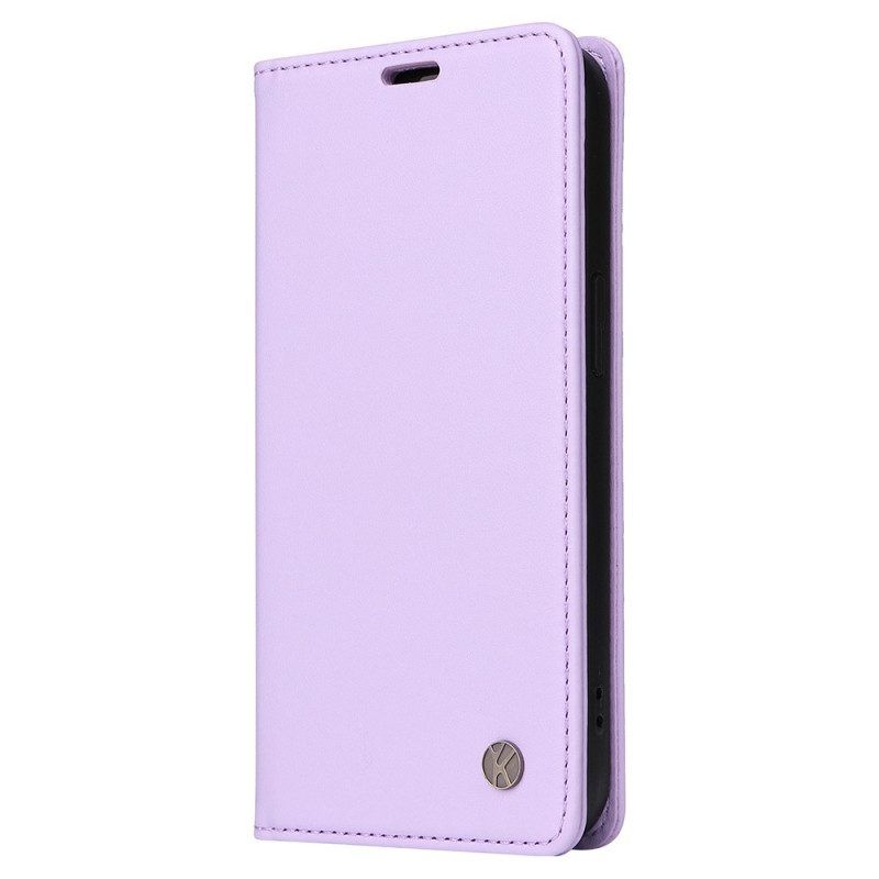 Bescherming Hoesje voor iPhone 14 Folio-hoesje Decoratieve Klinknagels