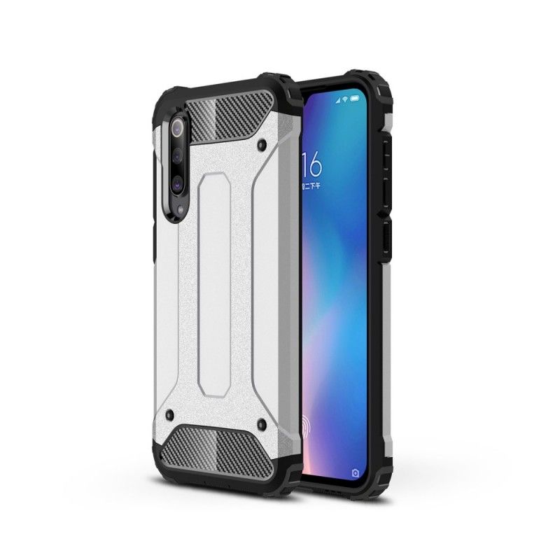 Case Hoesje Xiaomi Mi 9 SE Rood Zwart Telefoonhoesje Overlevende