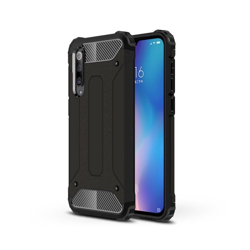 Case Hoesje Xiaomi Mi 9 SE Rood Zwart Telefoonhoesje Overlevende