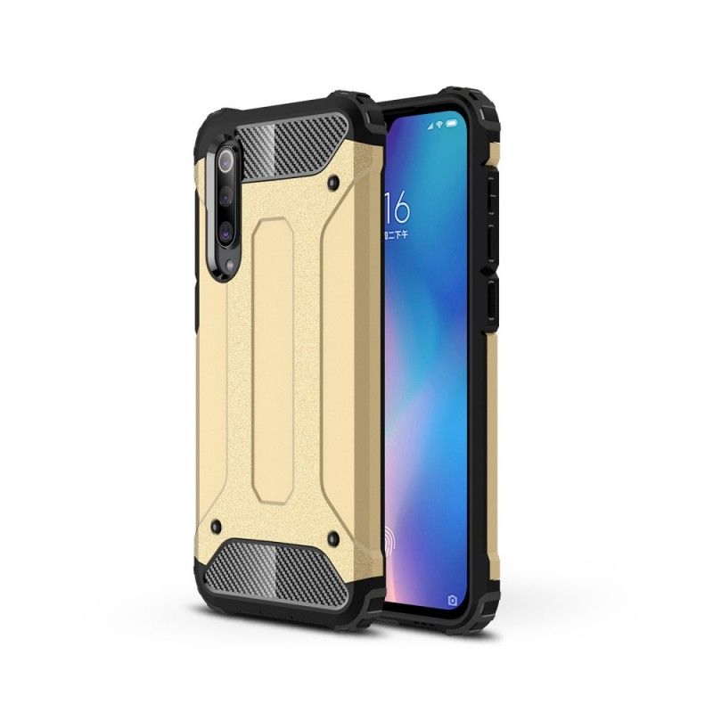 Case Hoesje Xiaomi Mi 9 SE Rood Zwart Telefoonhoesje Overlevende