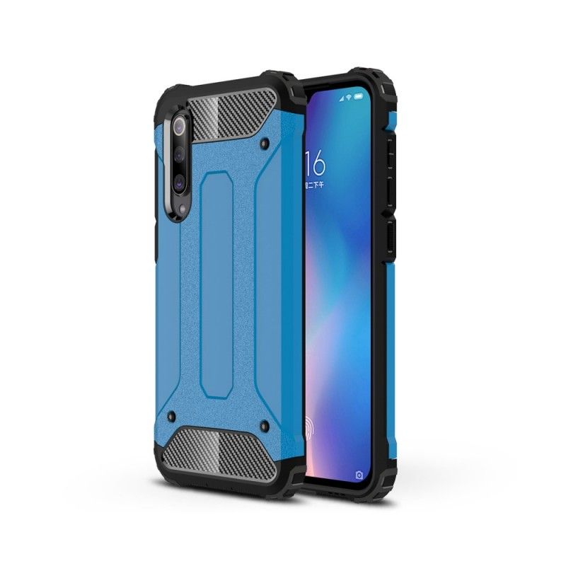 Case Hoesje Xiaomi Mi 9 SE Rood Zwart Telefoonhoesje Overlevende