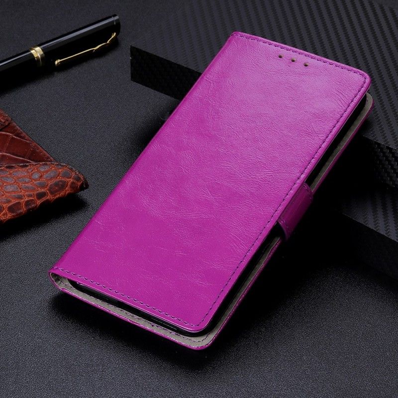 Leren Hoesje Xiaomi Mi 9 SE Rood Telefoonhoesje Briljant