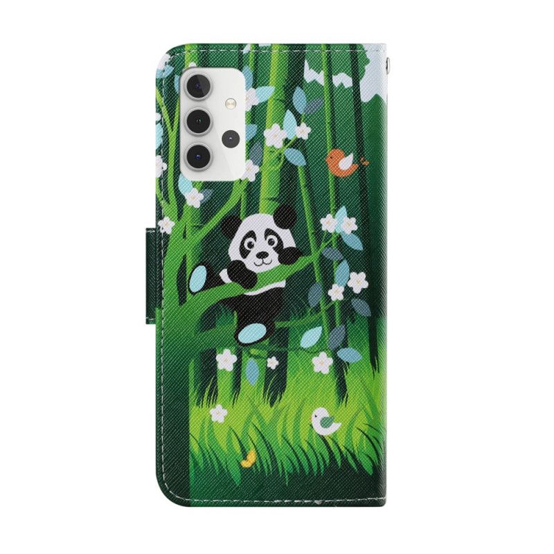 Bescherming Hoesje Samsung Galaxy A32 5G Telefoonhoesje Pandawandeling