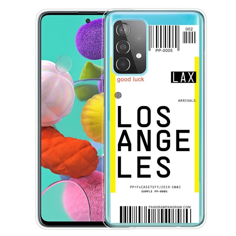 Case Hoesje Samsung Galaxy A32 5G Telefoonhoesje Instapkaart Naar Los Angeles