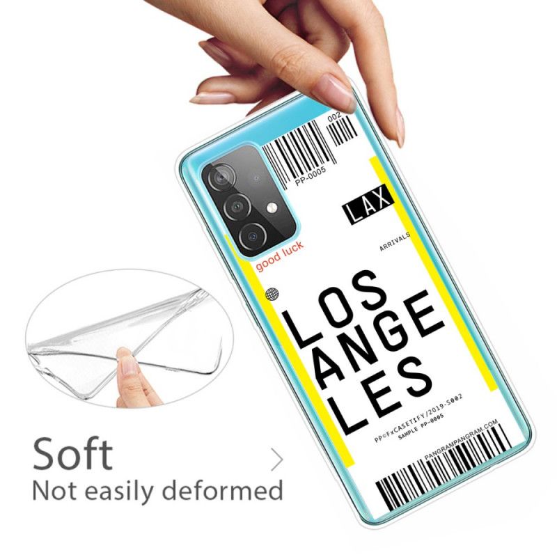 Case Hoesje Samsung Galaxy A32 5G Telefoonhoesje Instapkaart Naar Los Angeles