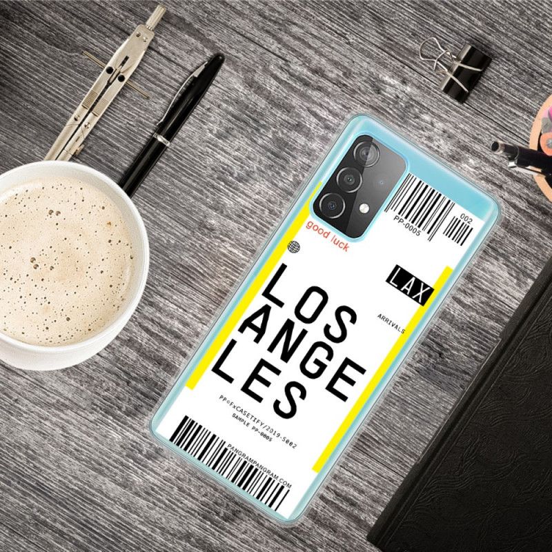 Case Hoesje Samsung Galaxy A32 5G Telefoonhoesje Instapkaart Naar Los Angeles