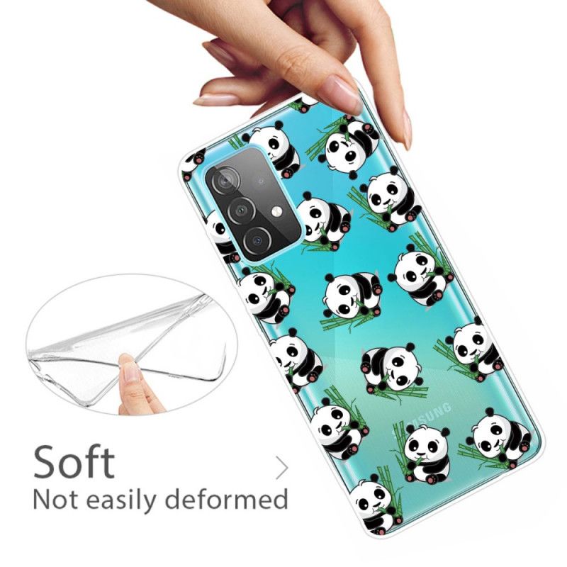 Case Hoesje Samsung Galaxy A32 5G Telefoonhoesje Kleine Panda'S