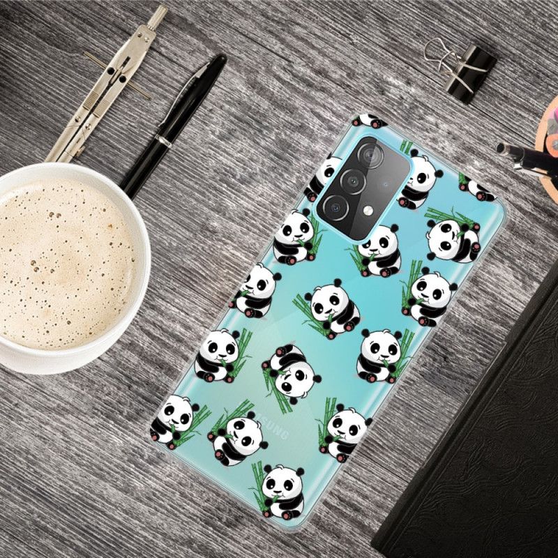 Case Hoesje Samsung Galaxy A32 5G Telefoonhoesje Kleine Panda'S