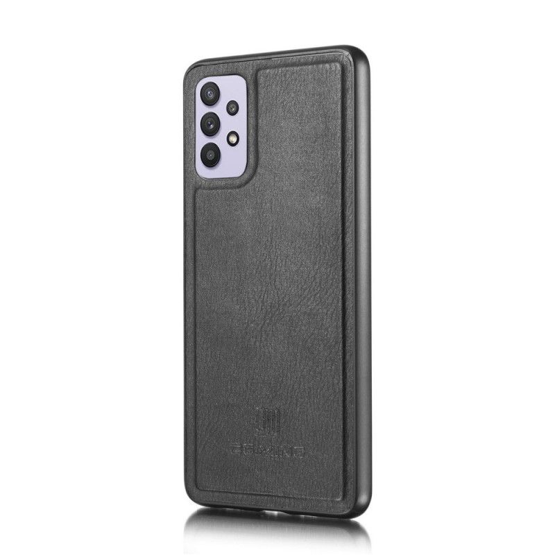 Cover Folio-hoesje Samsung Galaxy A32 5G Grijs Zwart Telefoonhoesje Dg. Afneembare Case